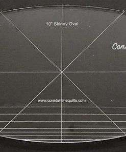 10 skinny oval