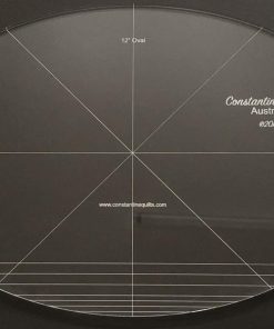 12 oval ruler