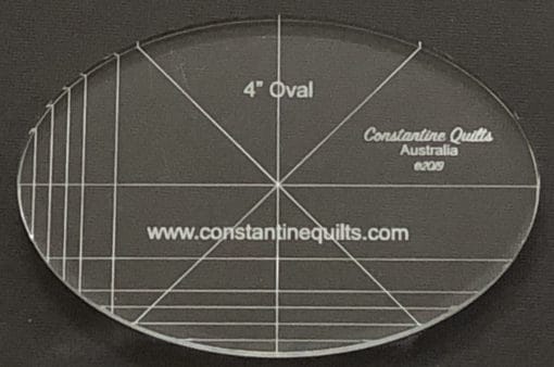 4" oval