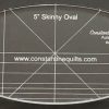 5 skinny oval