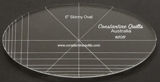 6 skinny oval