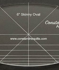 6 skinny oval