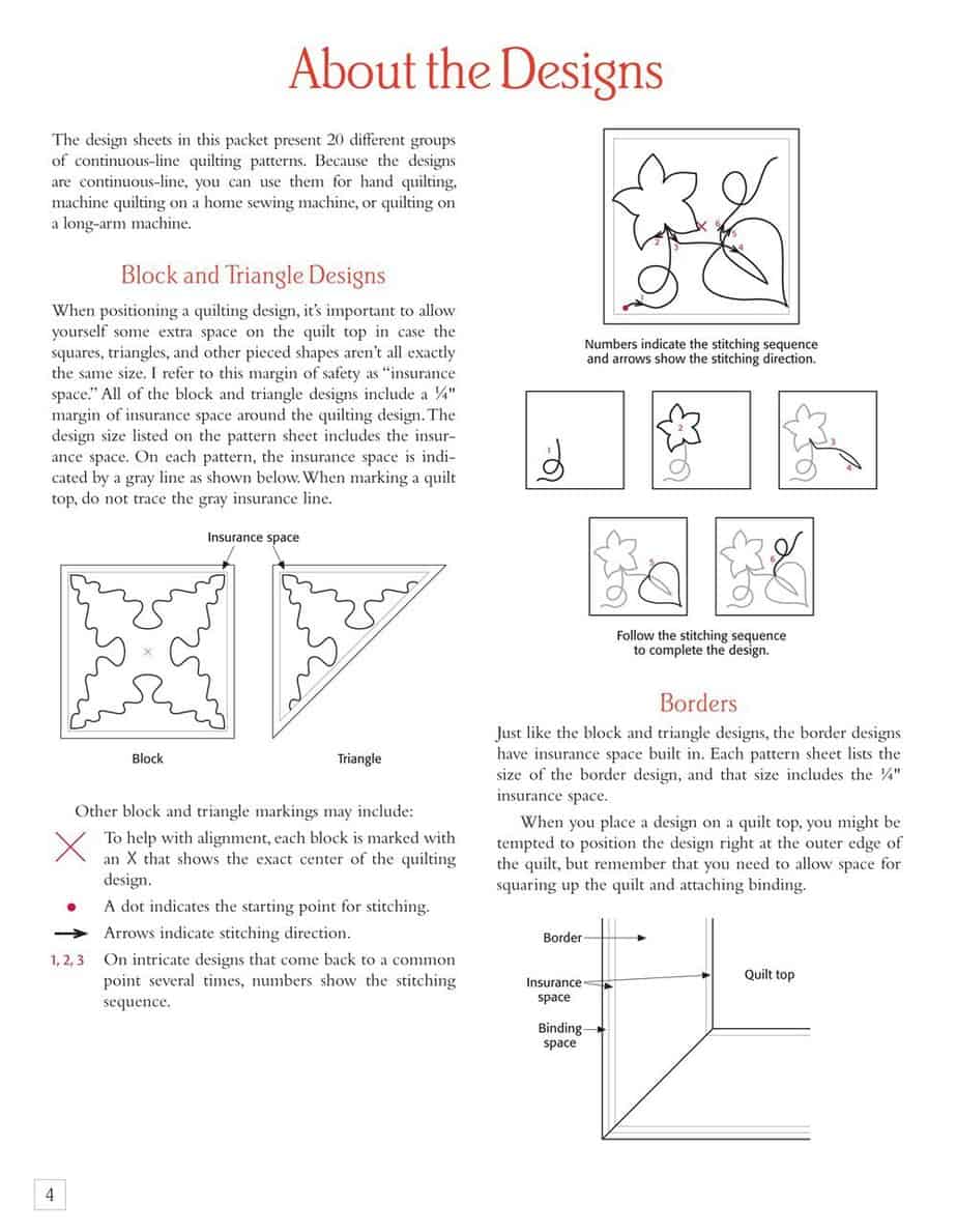 Follow-the-line Quilting Designs Vol 41