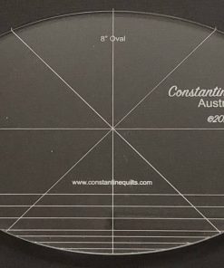 8 oval ruler
