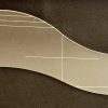 Swirls quilting ruler
