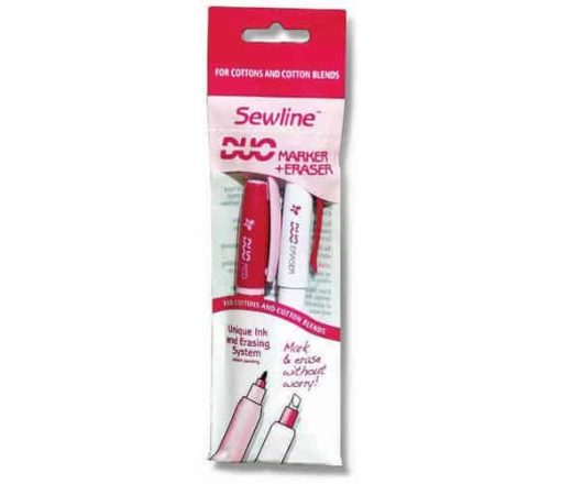 Sewline Duo Marker and Eraser pack