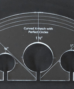 Curved XHatch with perfect circles