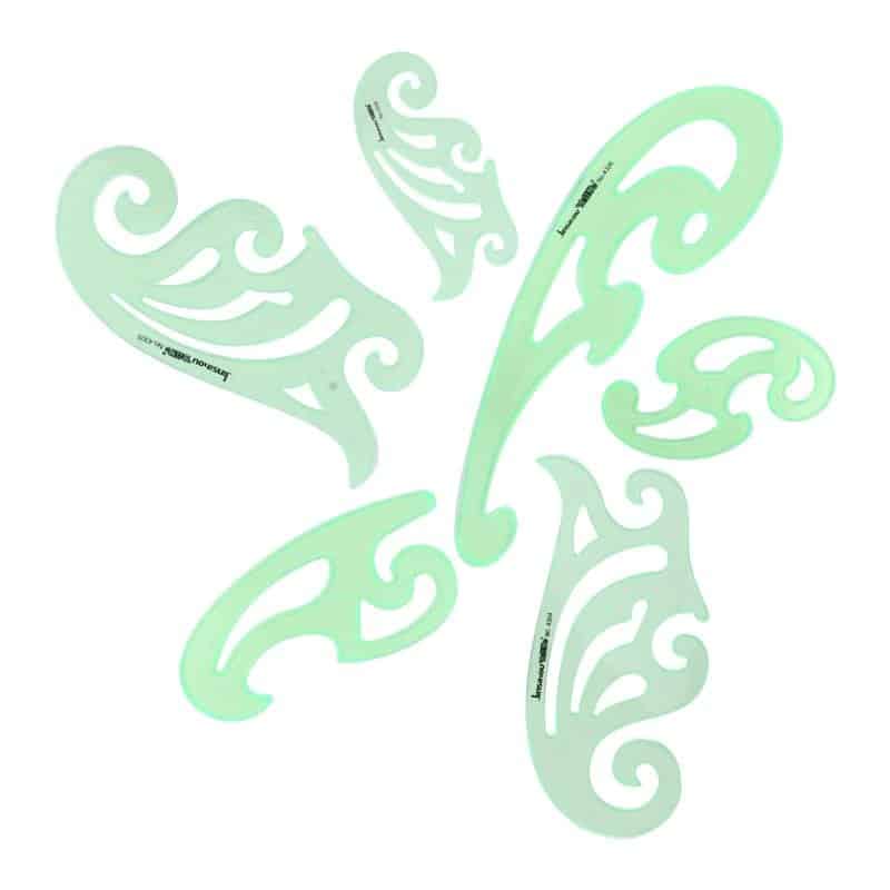 French Curve set 6