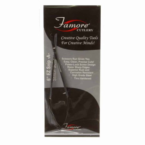 6" EZ snip hook blade scissors