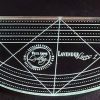 Lavender Lines  6″ convex stitch in the ditch ruler
