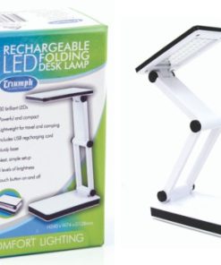 Triumph LED rechargeable folding desk lamp