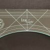 Lilac Lines Concave Ruler