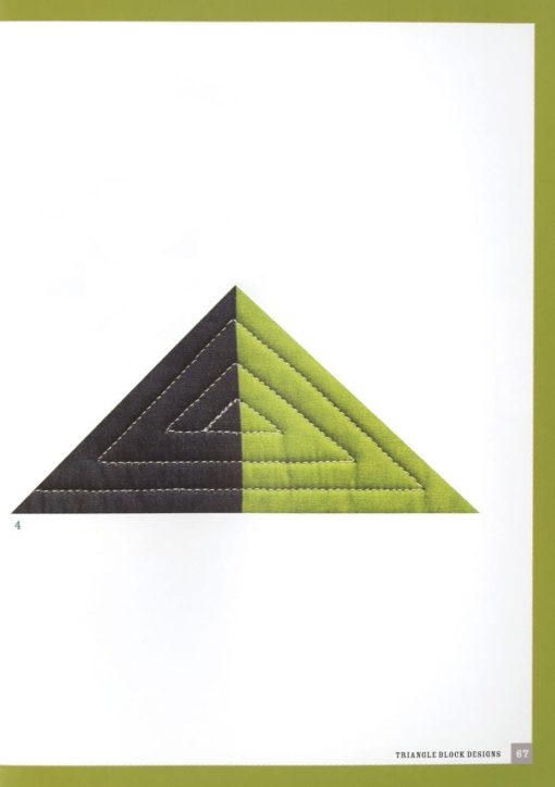 Visual guide to straight line quilting