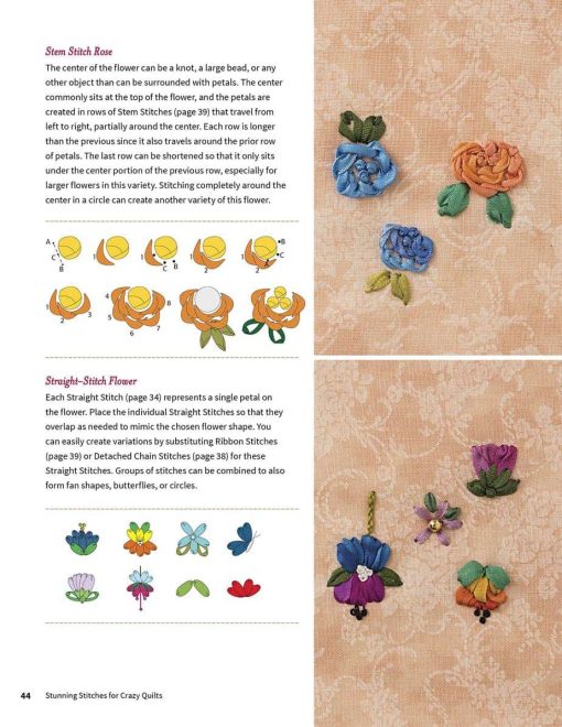 Stunning Stitches For Crazy Quilts