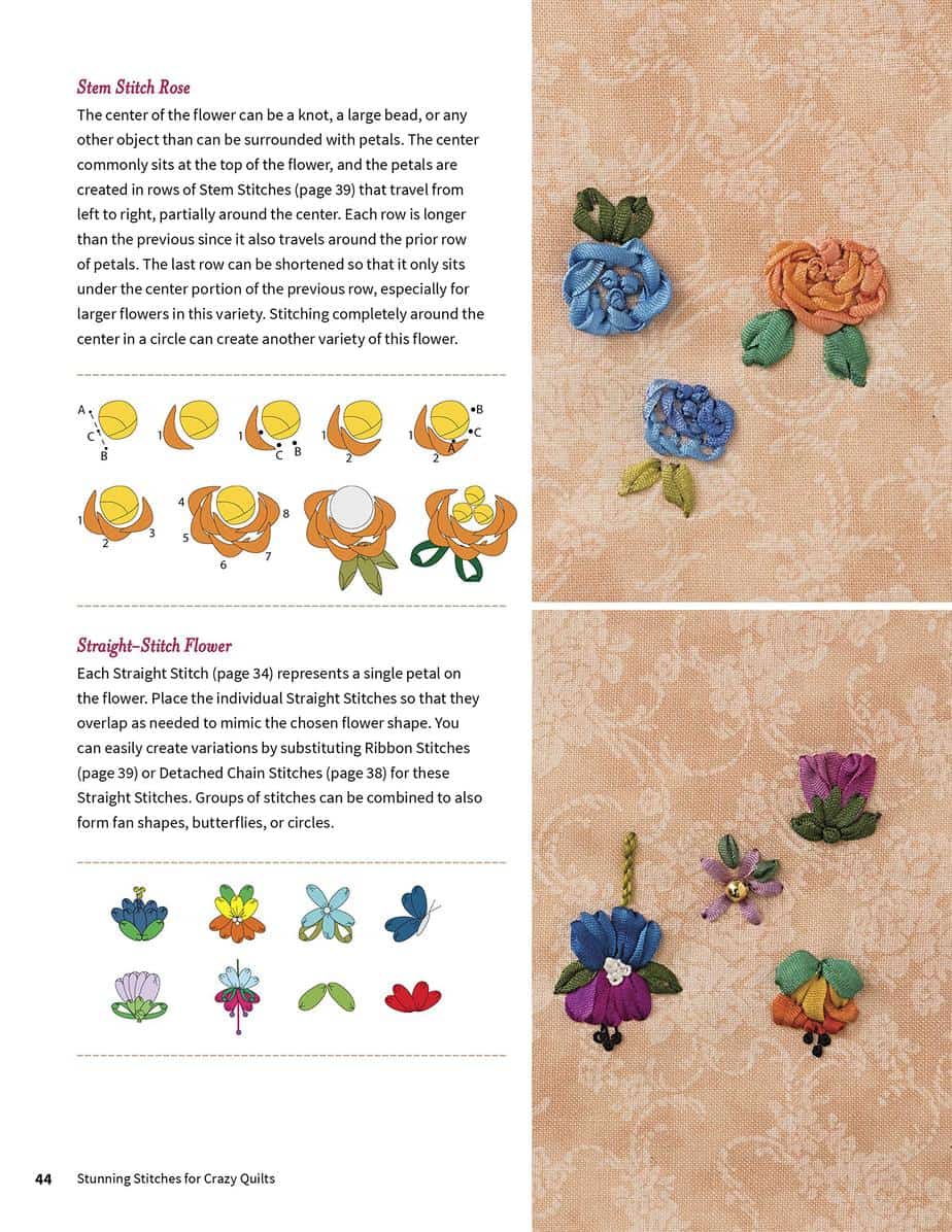 Stunning Stitches For Crazy Quilts