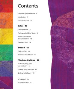 Alternative view of Colour, thread and free-motion quilting