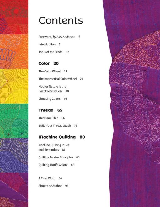 Colour, thread and free-motion quilting - Image 2