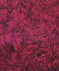 Plum textured wide fabric