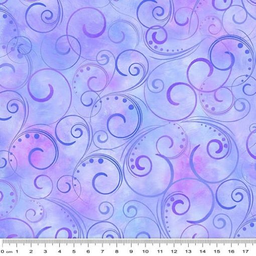 Swirling splendour periwinkle