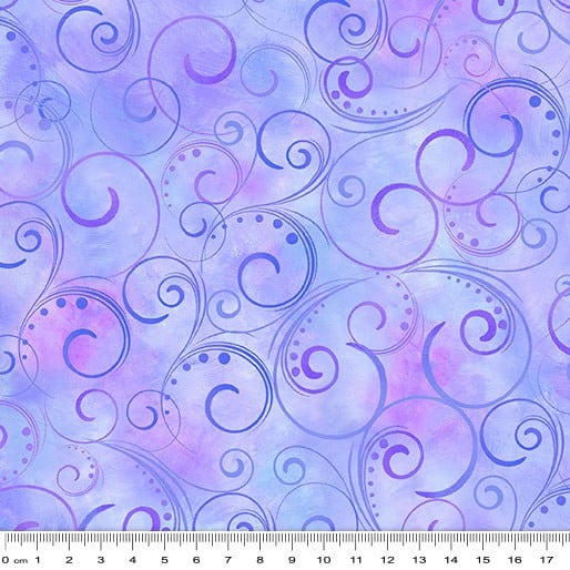 Swirling splendour periwinkle