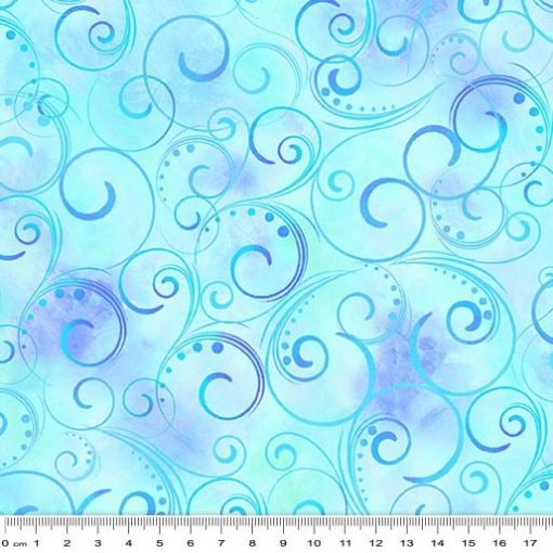 Swirling Splendour Aqua