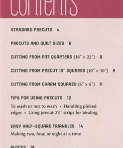 Alternative view of Quilting with Precuts Handy Pocket Guide