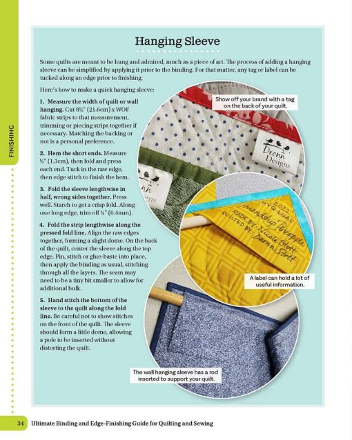 Ultimate Binding and Edge-Finishing Guide for Quilting and Sewing - Image 8