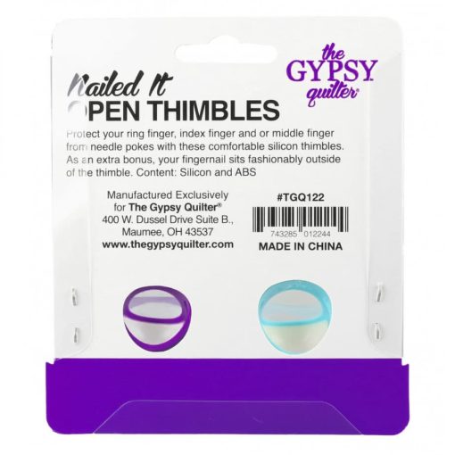 The Gypsy Quilter Nailed It Open Thimble Set - Image 6