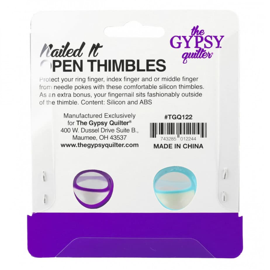 The Gypsy Quilter Nailed It Open Thimble Set - Image 6