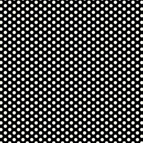 Polked again -black & cream
