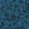 Floral swirls wide fabric