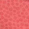 Coral swirls wide fabric