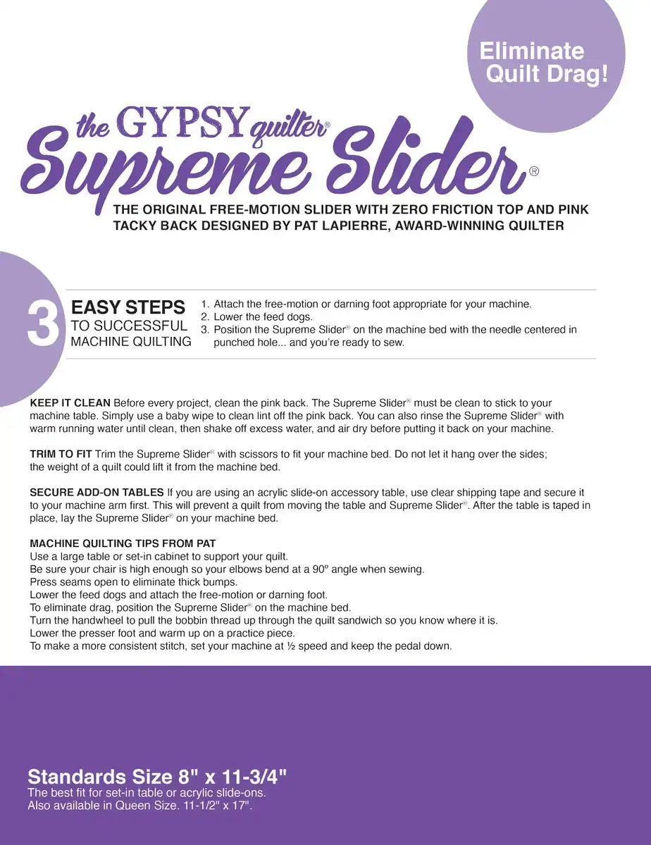 Supreme Free-Motion Slider by The Gypsy Quilter - Image 5