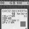 Groz Beckert San6 90/14 needles