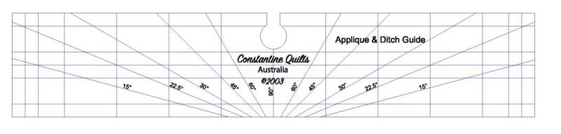 Applique and ditch guide