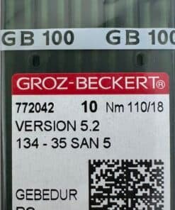Alternative view of Groz Beckert 134x5 SAN 5 size MR4.0 needles