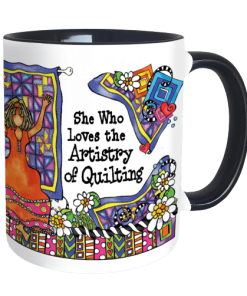Quilt artistry mug