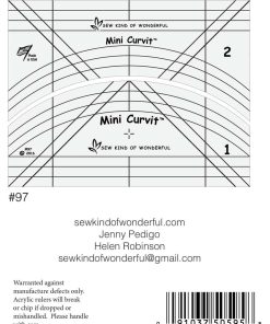 Mini curvit ruler
