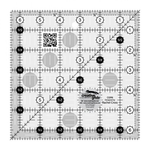 Creative grids 6 1/2" ruler