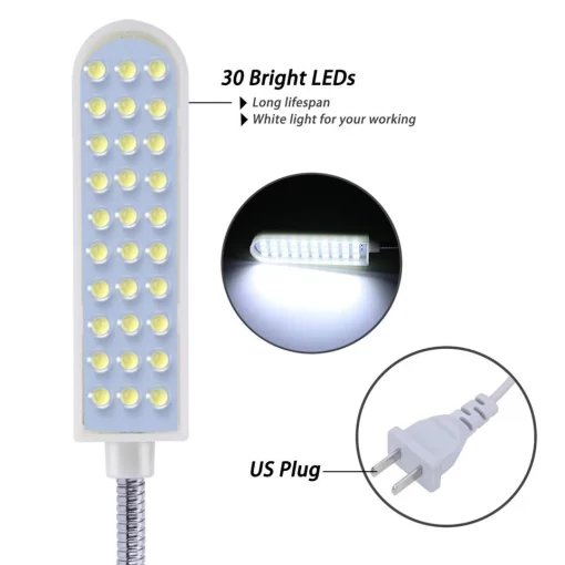 LED gooseneck light (110v) US plug - Image 3