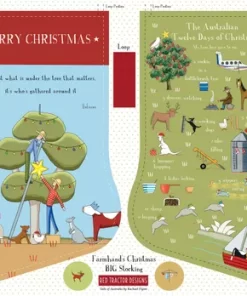 Farmhand's Christmas Big Stocking Panel