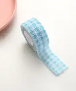 Thimble tape blue plaid